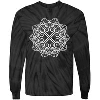 Hmong Miao Hmoob Traditional Pattern Tie-Dye Long Sleeve Shirt