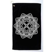 Hmong Miao Hmoob Traditional Pattern Golf Towel