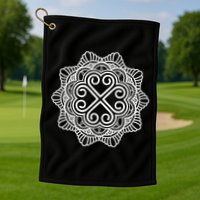 Hmong Miao Hmoob Traditional Pattern Golf Towel
