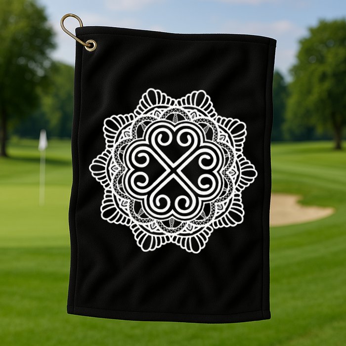 Hmong Miao Hmoob Traditional Pattern Golf Towel