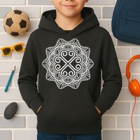 Hmong Miao Hmoob Traditional Pattern Kids Hoodie