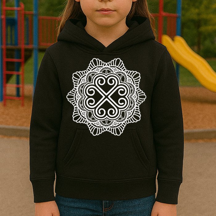 Hmong Miao Hmoob Traditional Pattern Kids Hoodie