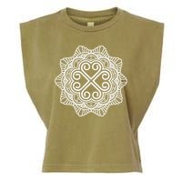 Hmong Miao Hmoob Traditional Pattern Garment-Dyed Women's Muscle Tee