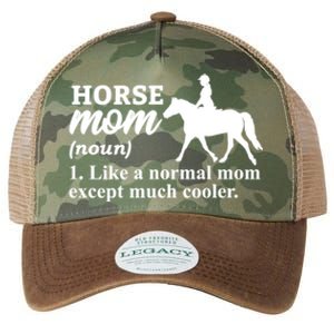 Horse Mom Horseback Riding Horse Farm Horse Racing Funny Gift Legacy Tie Dye Trucker Hat