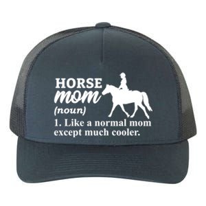 Horse Mom Horseback Riding Horse Farm Horse Racing Funny Gift Yupoong Adult 5-Panel Trucker Hat