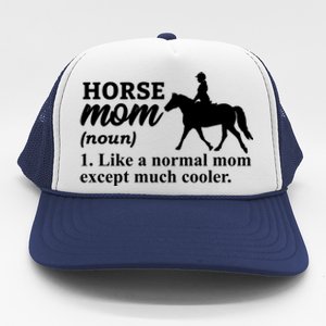 Horse Mom Horseback Riding Horse Farm Horse Racing Funny Gift Trucker Hat