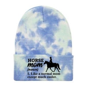 Horse Mom Horseback Riding Horse Farm Horse Racing Funny Gift Tie Dye 12in Knit Beanie