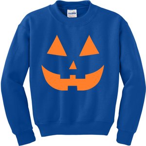 Halloween Mask Halloween Costume Pumpkin Face Gift Kids Sweatshirt