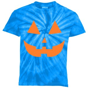 Halloween Mask Halloween Costume Pumpkin Face Gift Kids Tie-Dye T-Shirt