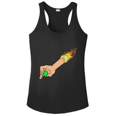 Heavy Metal Hand Of Hanover Fiste Ladies PosiCharge Competitor Racerback Tank