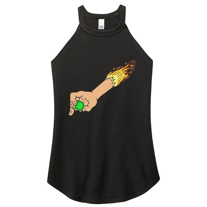 Heavy Metal Hand Of Hanover Fiste Women's Perfect Tri Rocker Tank