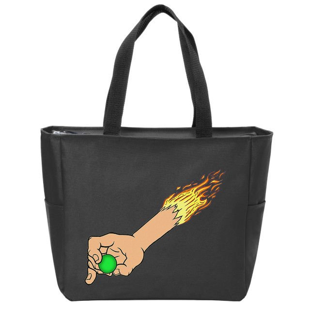 Heavy Metal Hand Of Hanover Fiste Zip Tote Bag
