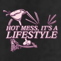 Hot Mess ItS A Lifestyle Golf Towel