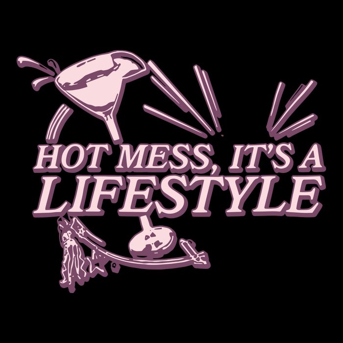 Hot Mess ItS A Lifestyle Short Acrylic Beanie