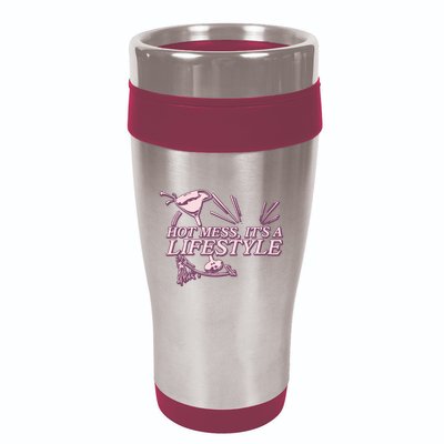 Hot Mess ItS A Lifestyle 16oz Travel Tumbler