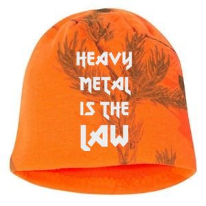 Heavy Metal Is The Law Metalhead Kati - Camo Knit Beanie