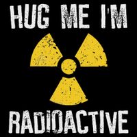 Hug Me IM Radioactive Cancer Awareness Gift Cooling Performance Crew T-Shirt