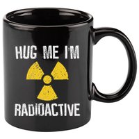 Hug Me IM Radioactive Cancer Awareness Gift 11oz C Handle Ceramic Mug