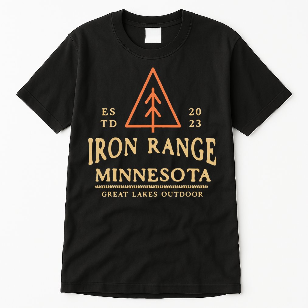 Hibbing Mn Iron Range Minnesota Northern Mn Graphic Tall T-Shirt