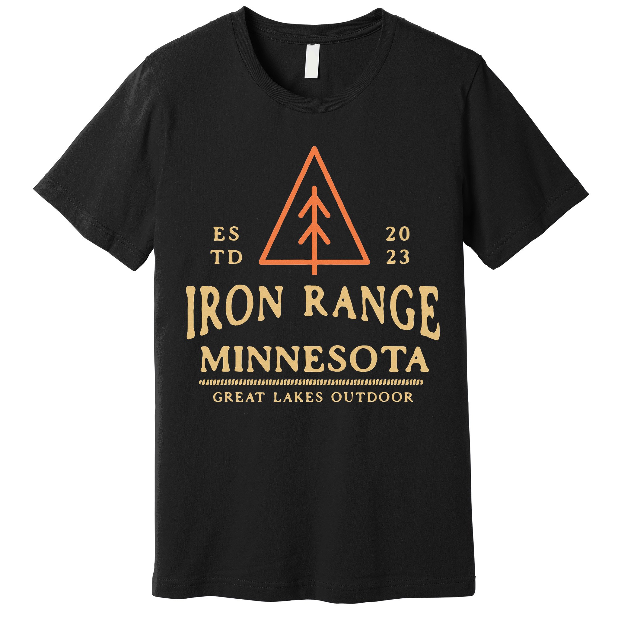 Hibbing Mn Iron Range Minnesota Northern Mn Graphic Premium T-Shirt