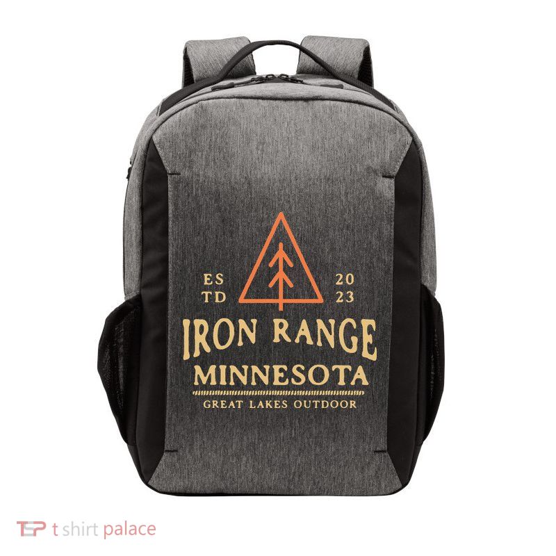 Hibbing Mn Iron Range Minnesota Northern Mn Graphic Vector Backpack