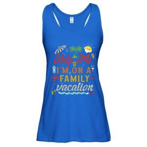 Help Me Im On Family Vacation Funny Family Vacation Cute Gift Ladies Essential Flowy Tank