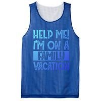 Help Me! Im On A Family Vacation Family Celebration Gift Mesh Reversible Basketball Jersey Tank