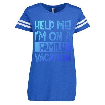 Help Me! Im On A Family Vacation Family Celebration Gift Enza Ladies Jersey Football T-Shirt