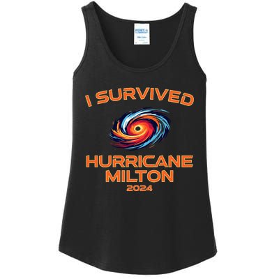 Hurricane Milton I Survived Florida Hurricane Fall 2024 Ladies Essential Tank