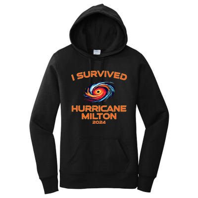 Hurricane Milton I Survived Florida Hurricane Fall 2024 Women's Pullover Hoodie