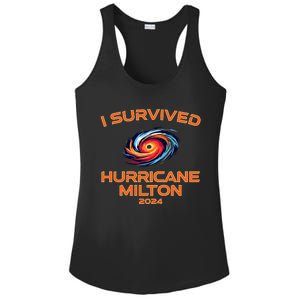 Hurricane Milton I Survived Florida Hurricane Fall 2024 Ladies PosiCharge Competitor Racerback Tank