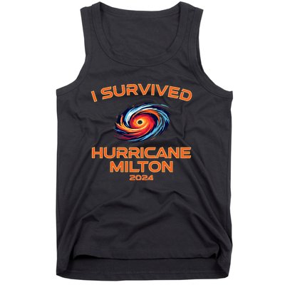 Hurricane Milton I Survived Florida Hurricane Fall 2024 Tank Top