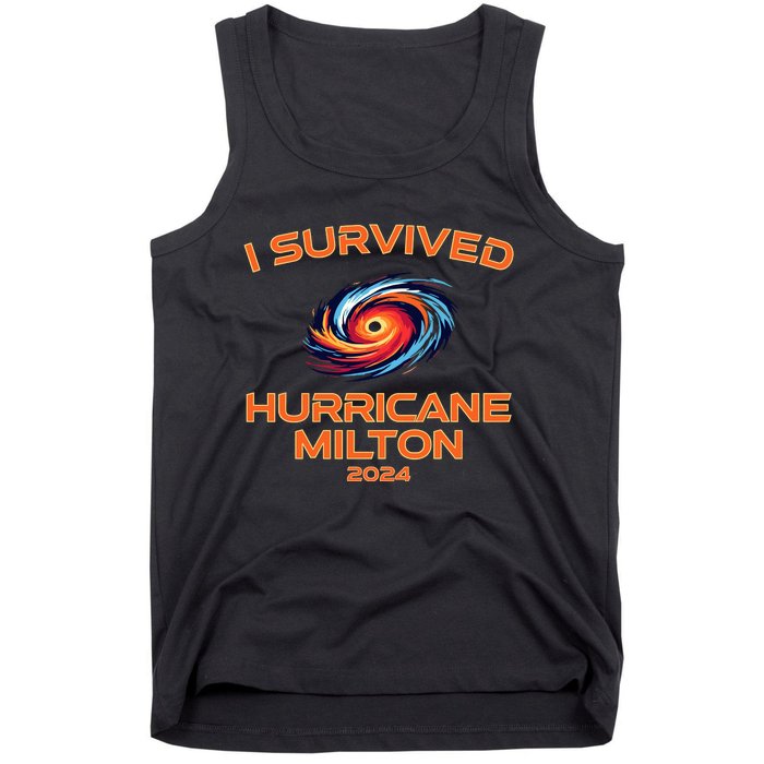 Hurricane Milton I Survived Florida Hurricane Fall 2024 Tank Top