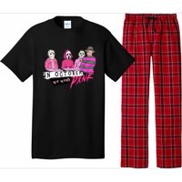 Horror Movies In October We Wear Pink For Breast Cancer Awareness Pajama Set