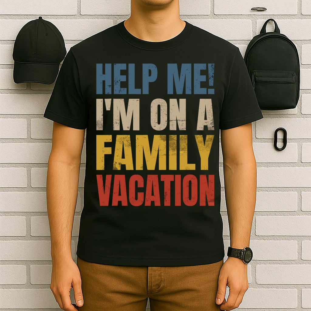 Help Me I'm On A Family Vacation T-Shirt