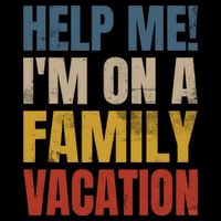Help Me I'm On A Family Vacation 16 in Basic Backpack