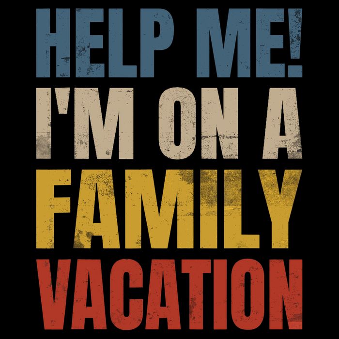Help Me I'm On A Family Vacation 16 in Basic Backpack