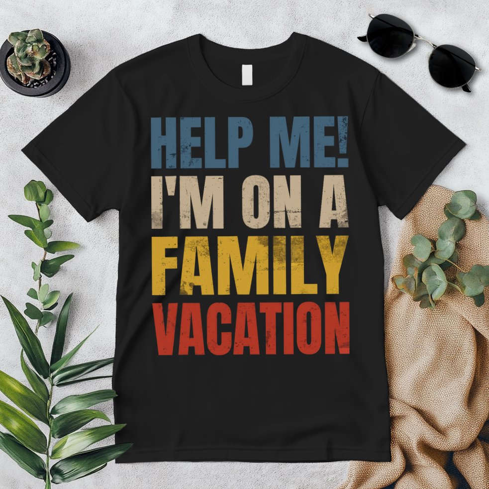 Help Me I'm On A Family Vacation Premium T-Shirt