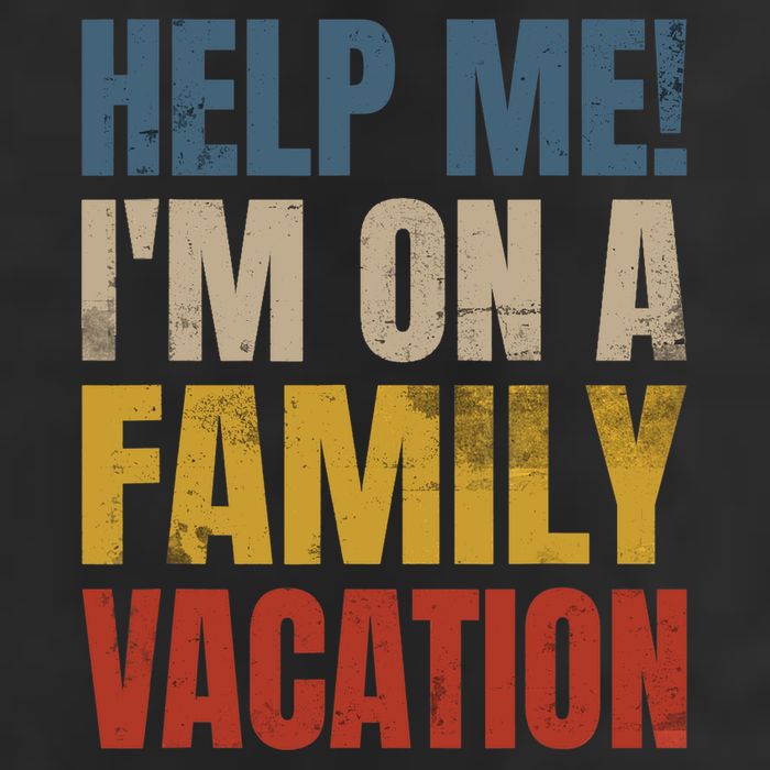 Help Me I'm On A Family Vacation Hat