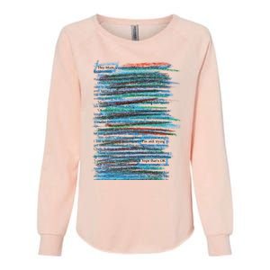 Hey Mum Im Still Trying Hope Thats Okay Womens California Wash Sweatshirt