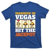 Hitched Married In Vegas Lucky With Love Cool Gift T-Shirt