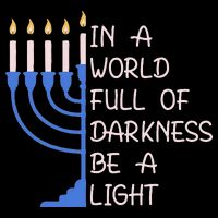 Hanukkah Menorah In A World Full Of Darkness Be A Light 16 in Basic Backpack
