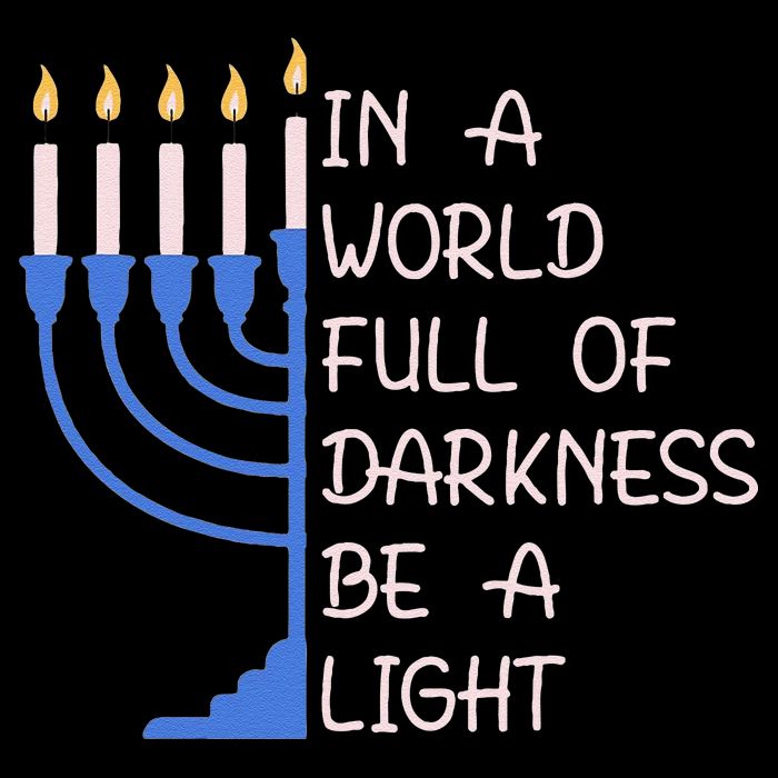 Hanukkah Menorah In A World Full Of Darkness Be A Light 16 in Basic Backpack