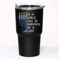 Hanukkah Menorah In A World Full Of Darkness Be A Light Tumbler