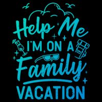 Help Me Im On A Family Vacation Travel Traveling Funny Gift Drawstring Bag