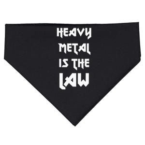 Heavy Metal Is The Law Metalhead USA-Made Doggie Bandana