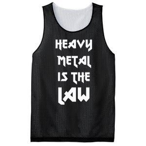 Heavy Metal Is The Law Metalhead Mesh Reversible Basketball Jersey Tank