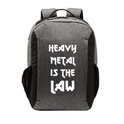 Heavy Metal Is The Law Metalhead Vector Backpack