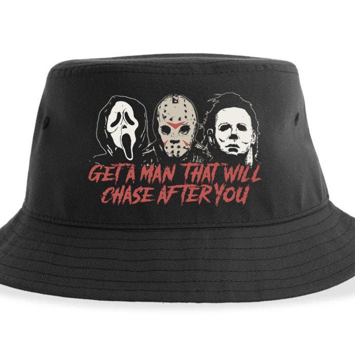 Horror Movie Inspired VillainS Valentines Sustainable Bucket Hat