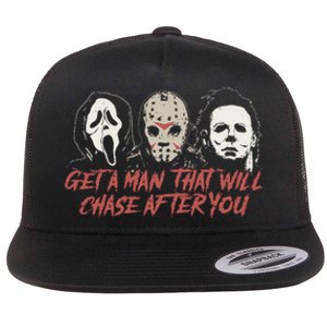 Horror Movie Inspired VillainS Valentines Flat Bill Trucker Hat